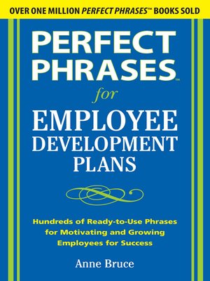 cover image of Perfect Phrases for Employee Development Plans